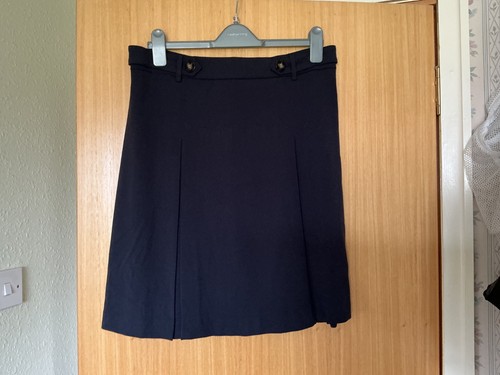 Navy knee length a line - navy,