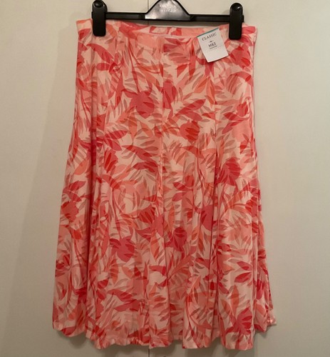 Peach patterned summer - , gored