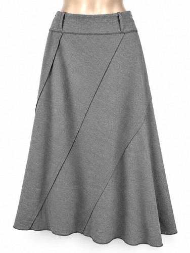 Per una skirt - per, grey
