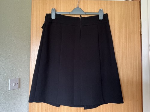 Black a line skirt lined - black,