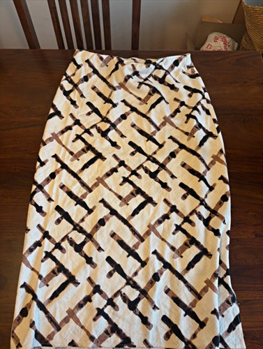 Abstract print skirt size - print,
