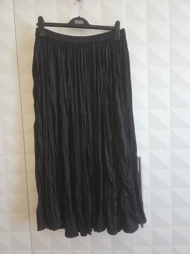 Black plisse elasticated - black,