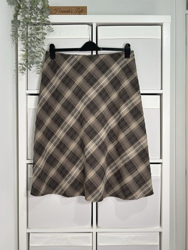 Ladies tartan midi skirt - ladies,