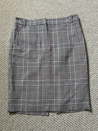 Skirt size beige check - m&s,