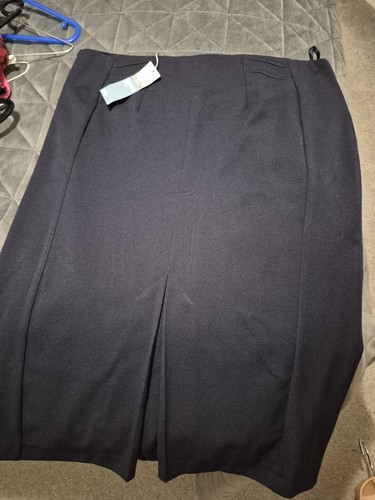 Bnwt navy blue lined - lined, skirt