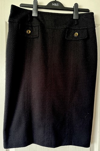 Ladies black skirt size - m&s,