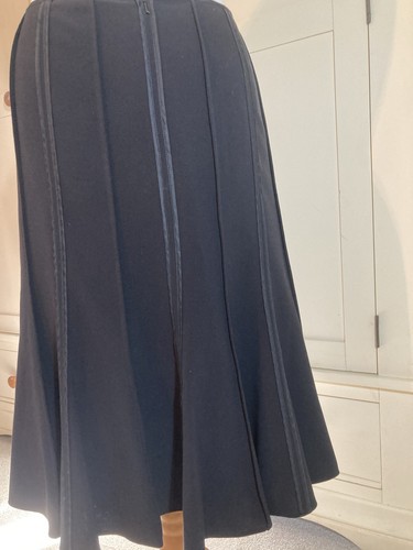 Black skirt size 14 lined - m&s,