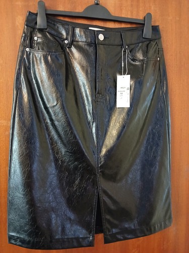 Black faux leather - m&s,