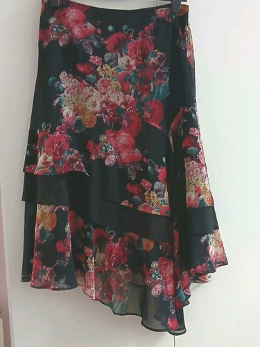 Per una black floral - una,
