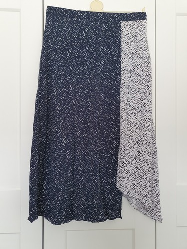 Navy white polka - white, dot