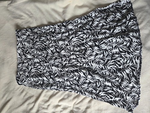Black white tropical - white, leaf
