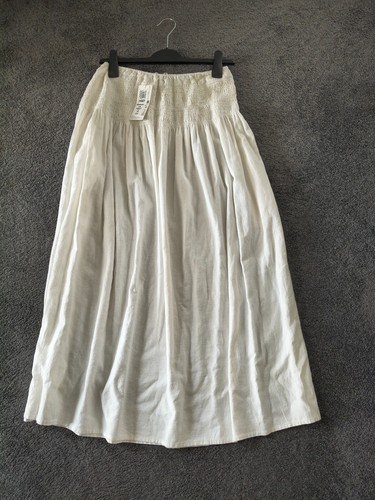 Cream maxi skirt size 14 - &,