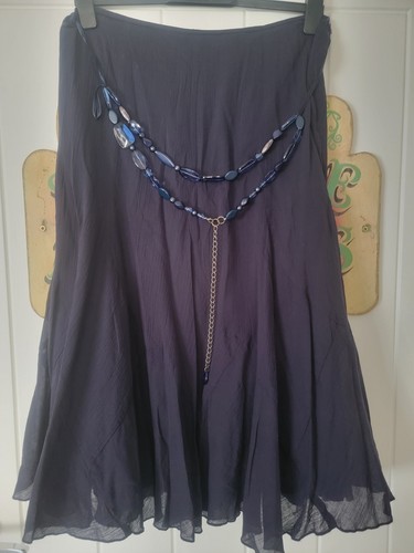 Per una skirt navy with - s,