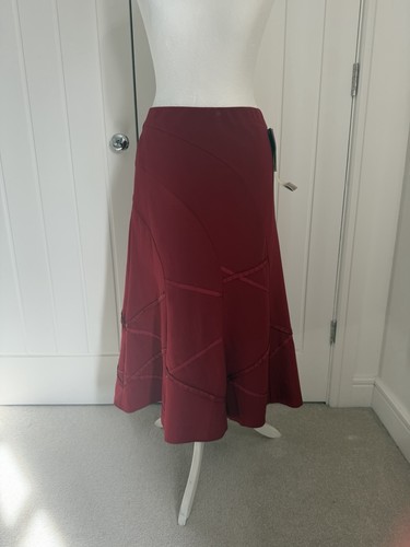 Dark red midi - red,