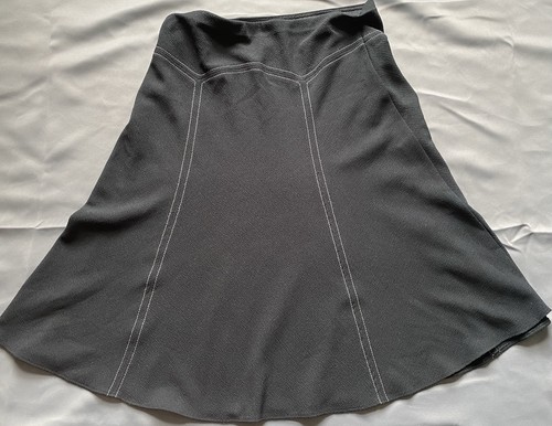 Black line skirt with - black,