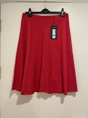Red linen blend a - blend, a-line