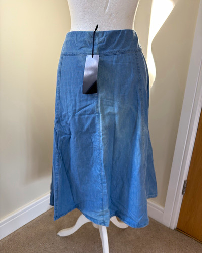 Vintage blue cotton - vintage, a-line